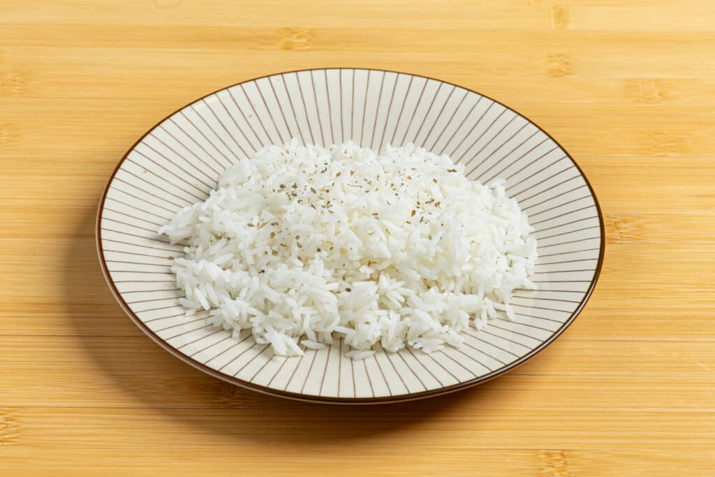 Arroz jazmín al vapor
